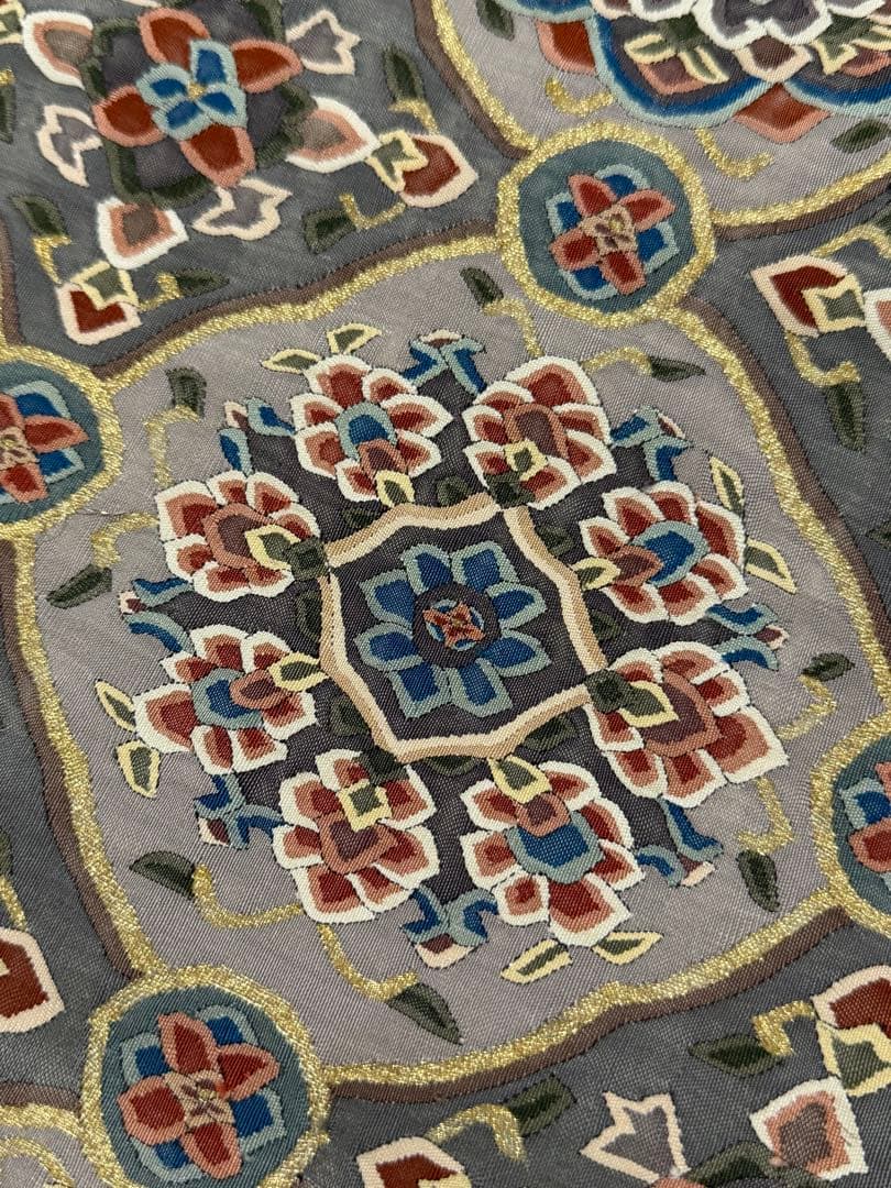 明綴れ 袋帯 金糸 正絹