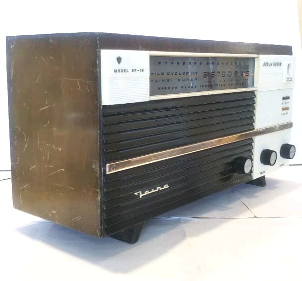 タイヘイ真空管ラジオ（日本硝子工業）、6R-15型（1950年代）、希少、作動品