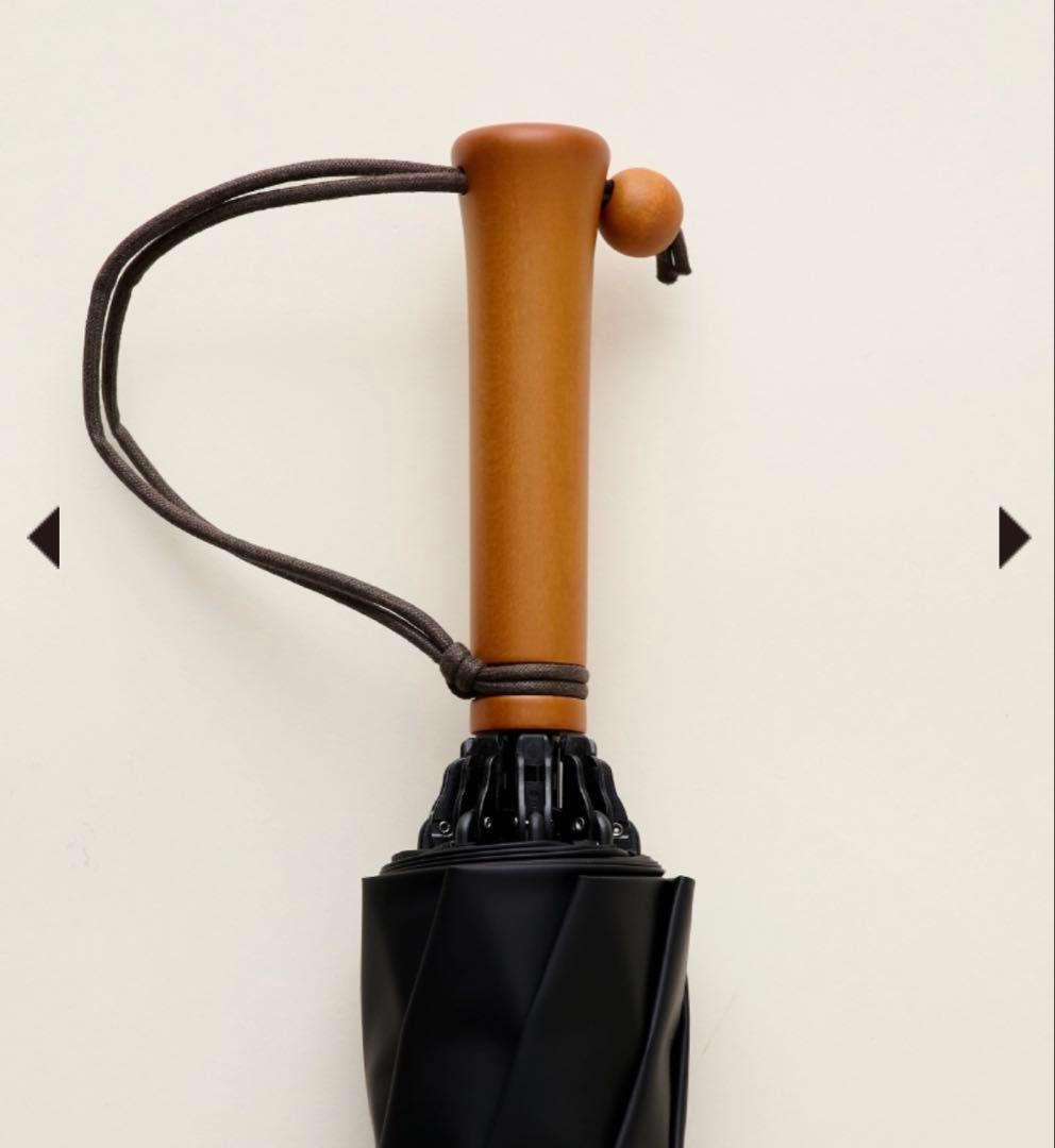 【サンバリア100 】2段折り日傘/ボーダー ブルー