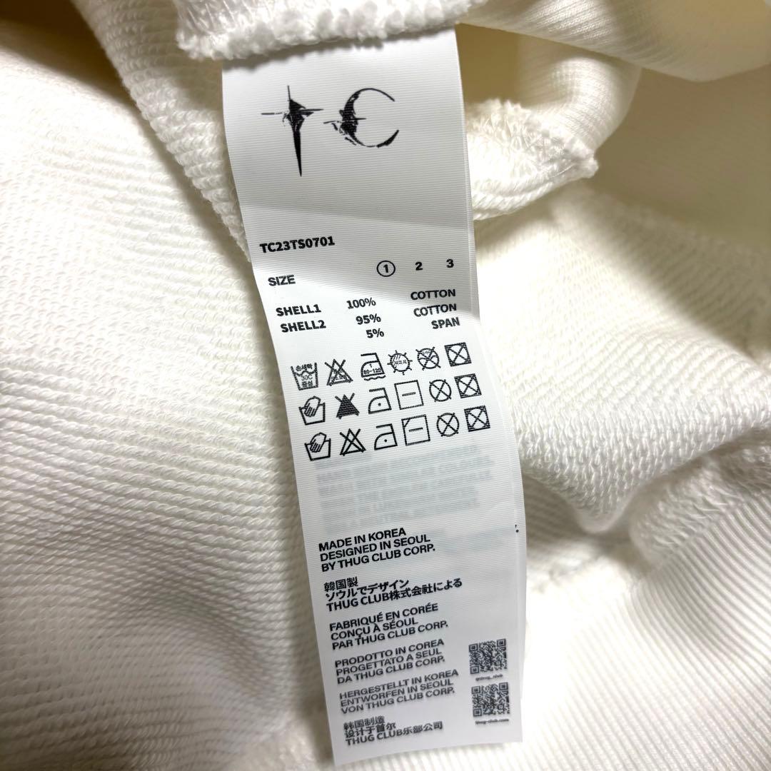 Thug Club Armor Hoodie パーカー 男女兼用【ホワイト】