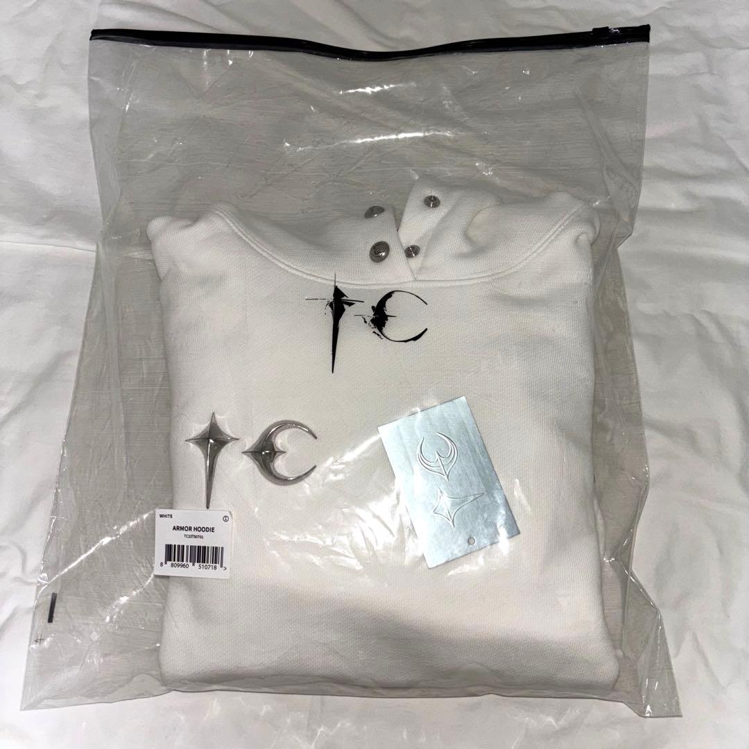 Thug Club Armor Hoodie パーカー 男女兼用【ホワイト】