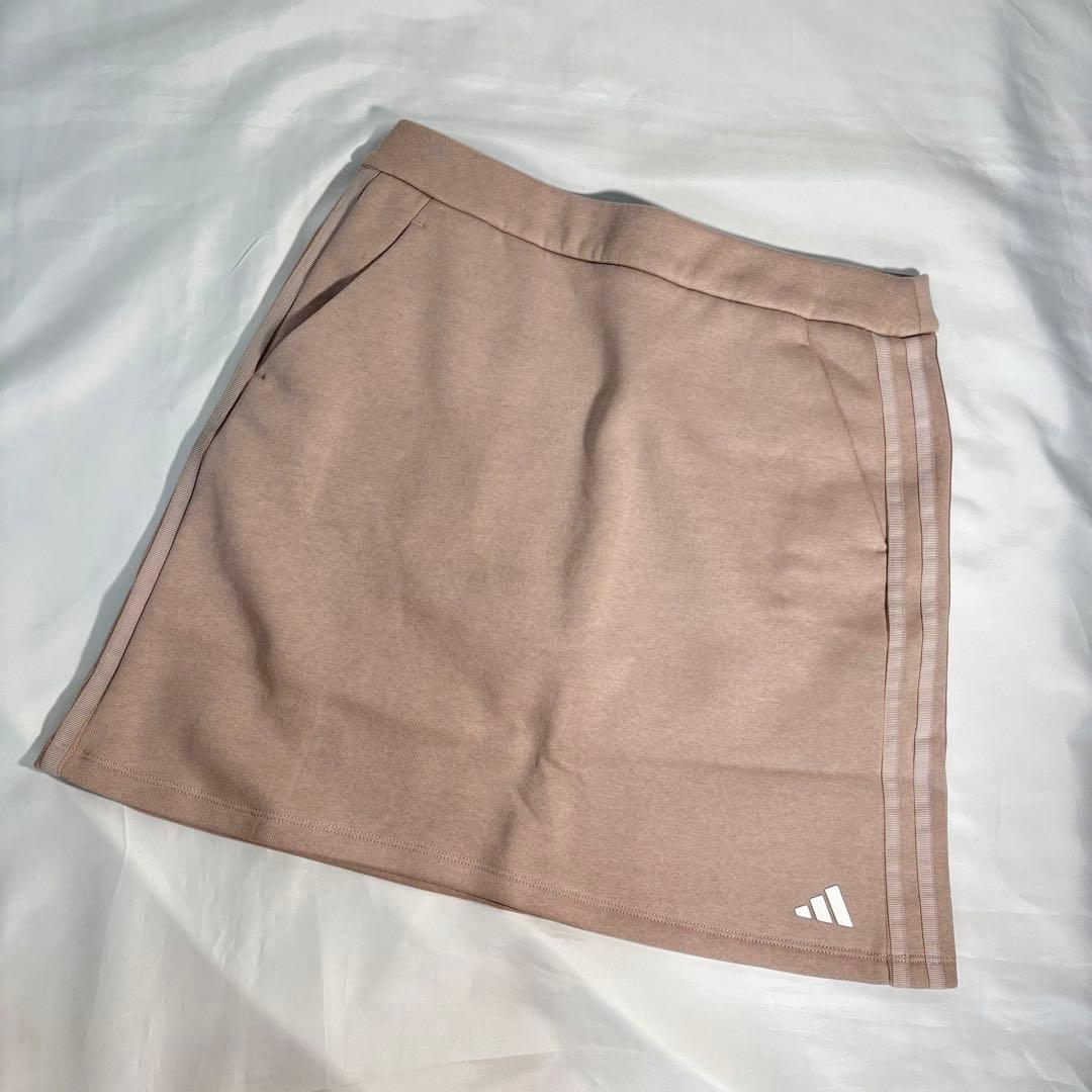 未使用　adidasゴルフ　ボアジャケット　裏起毛スカート　セットアップ　L