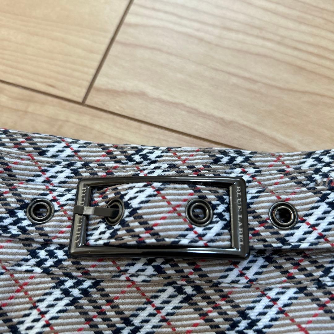 BURBERRYBLUE LABEL ミニスカート風 キュロット　ノバチェック