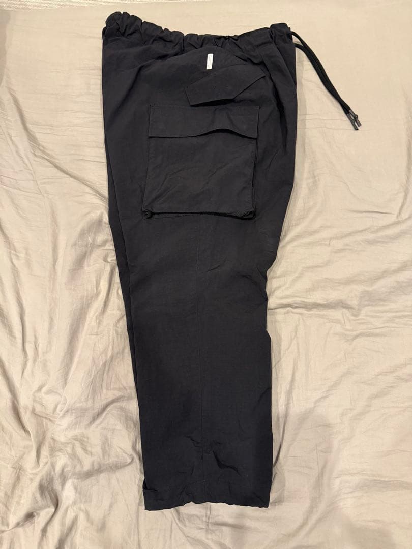 美品S.F.C WIDE CARGO PANTS BLACK ワイドカーゴL黒