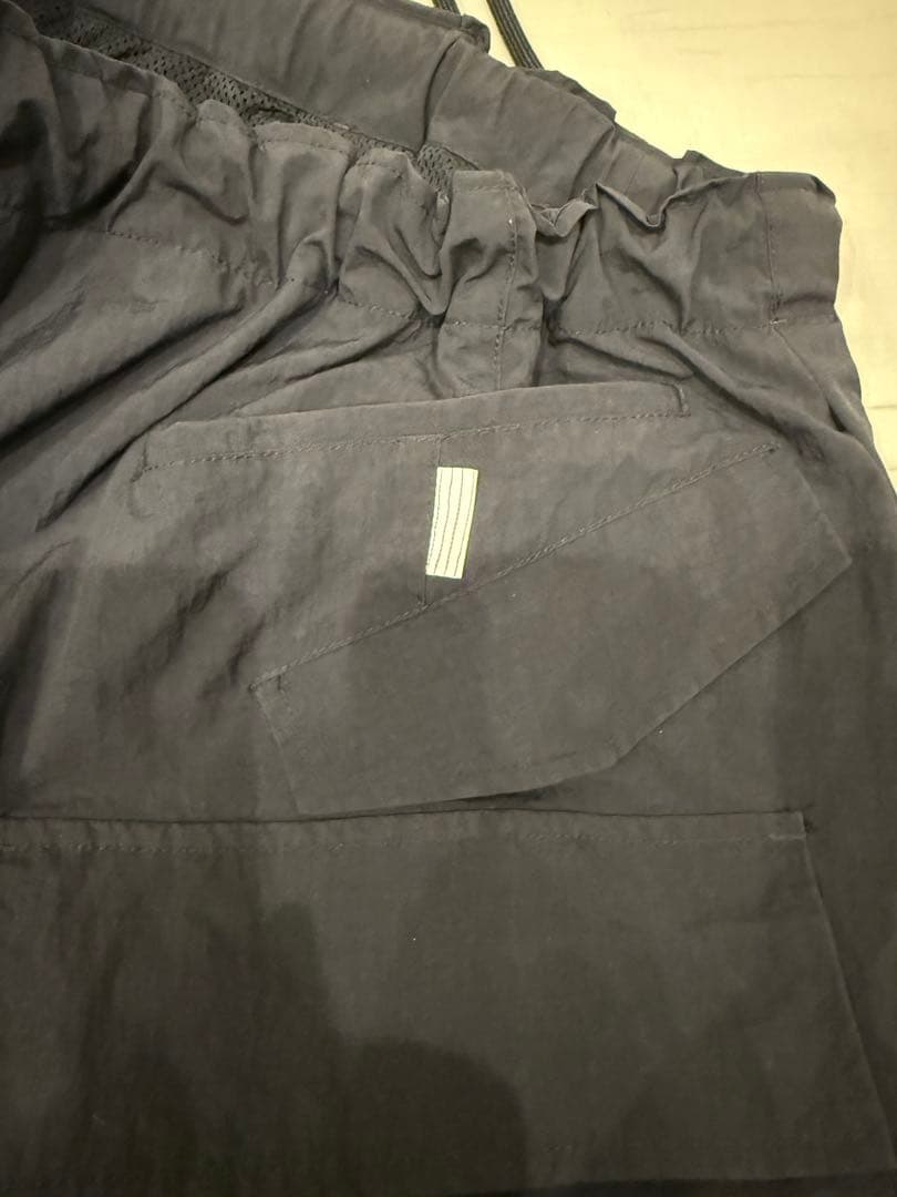 美品S.F.C WIDE CARGO PANTS BLACK ワイドカーゴL黒