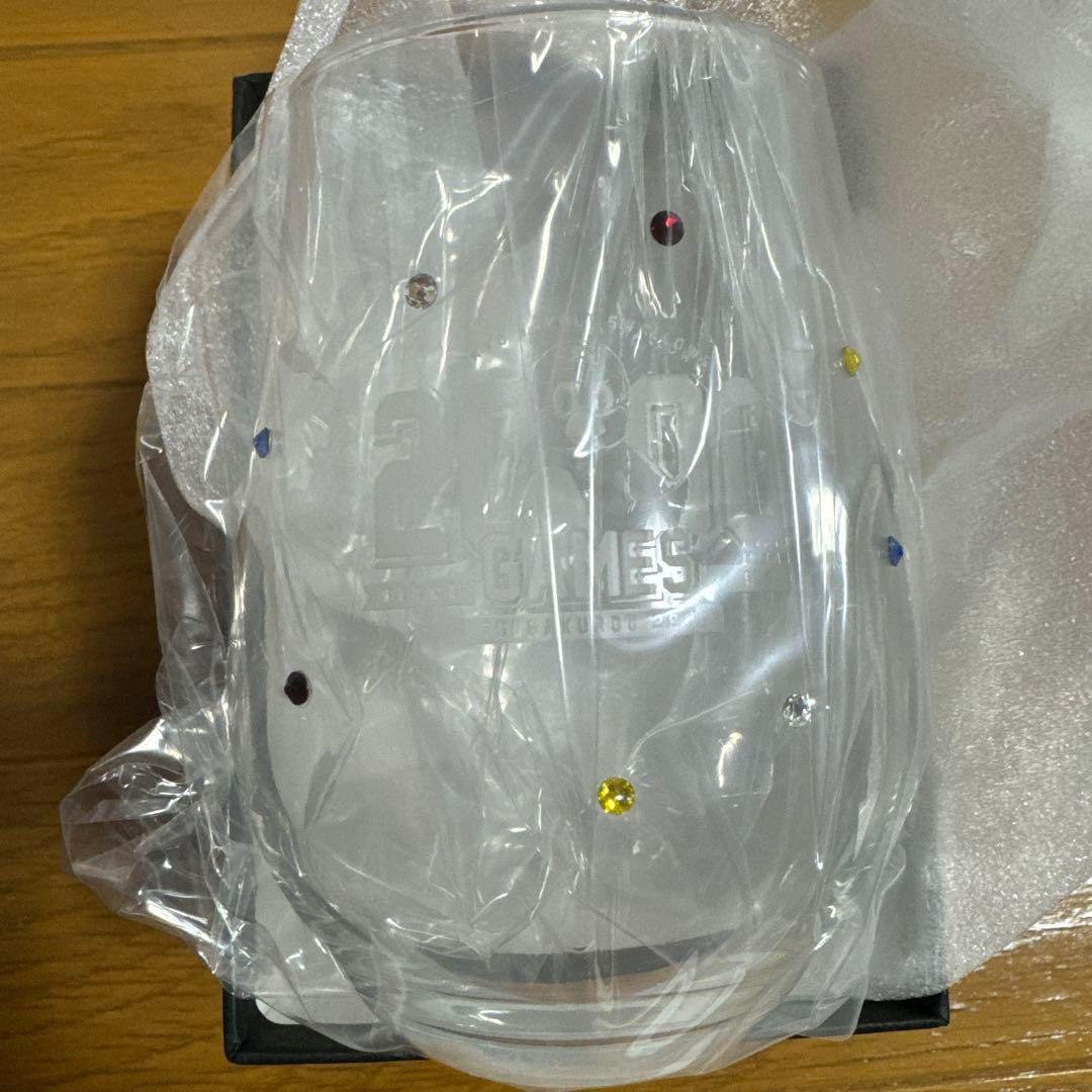 つば九郎　主催2000試合試合出場達成記念ワイングラス