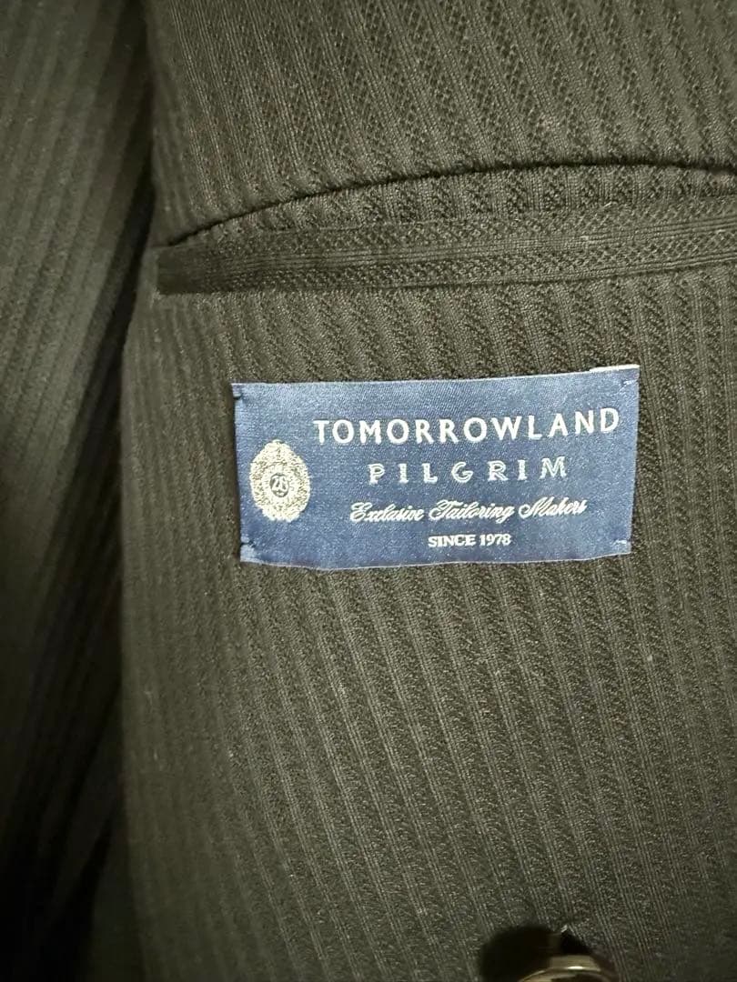 TOMORROWLAND PILGRIM ダブルジャケット ブラック 黒 44