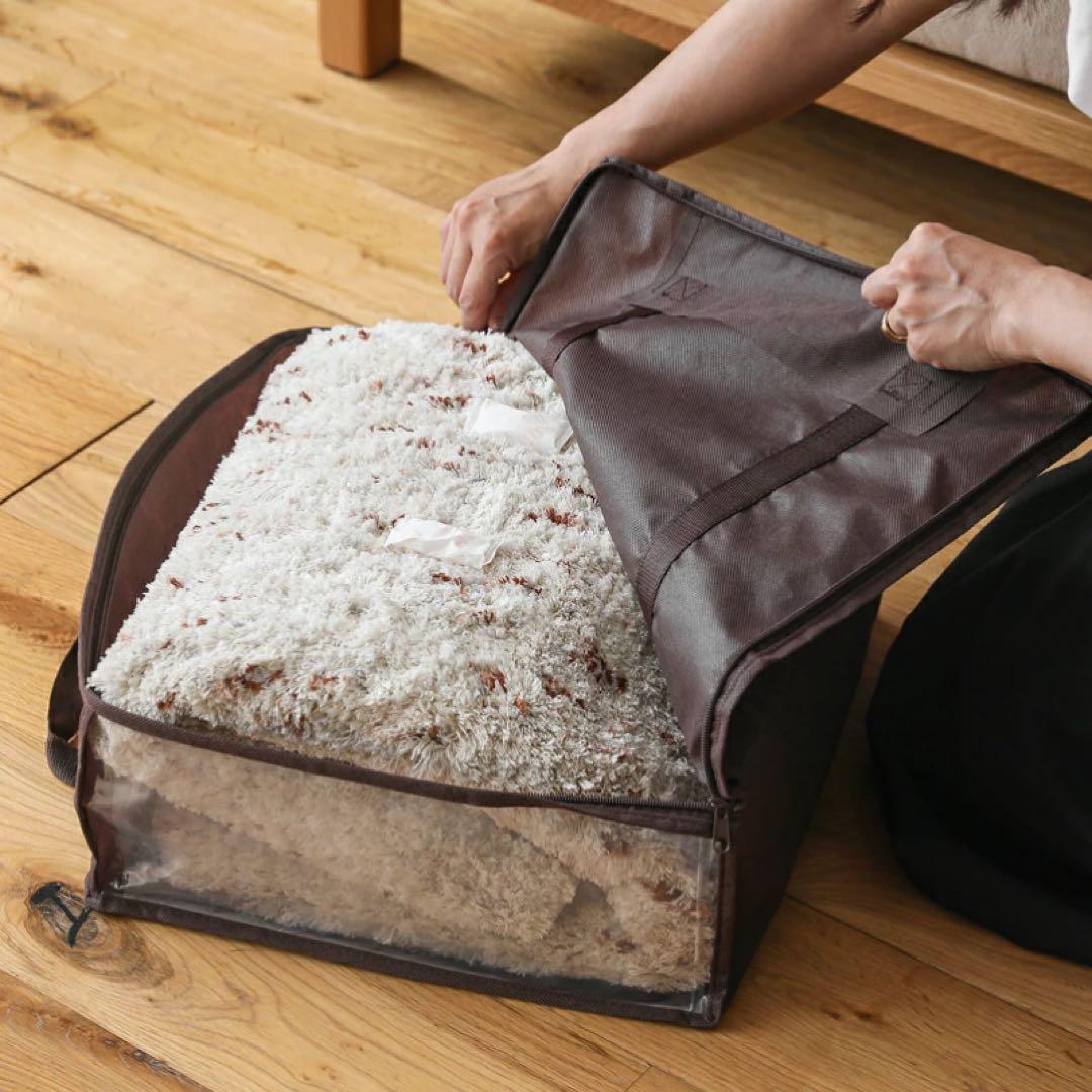 【新品未使用】Re:CENO ラグマット LUCE アイボリー 90x140cm