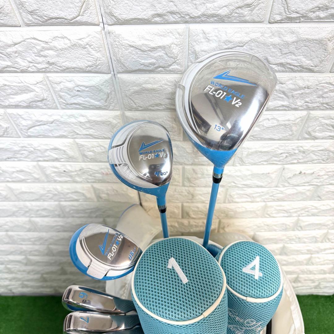 ゴルフセット　ほぼ未使用　ワールドイーグル　レディース　打感良好　すぐ使える