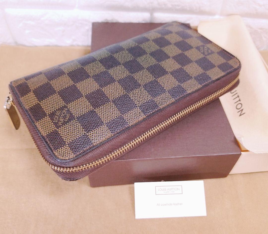 Louis Vuitton ダミエ ジッピーオーガナイザー 長財布 箱保存袋付き