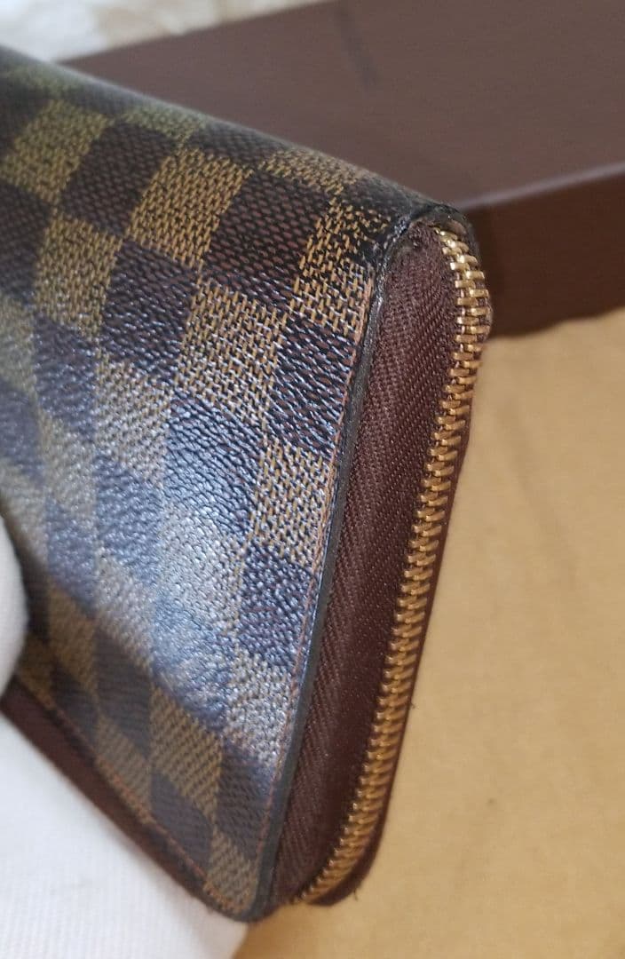 Louis Vuitton ダミエ ジッピーオーガナイザー 長財布 箱保存袋付き