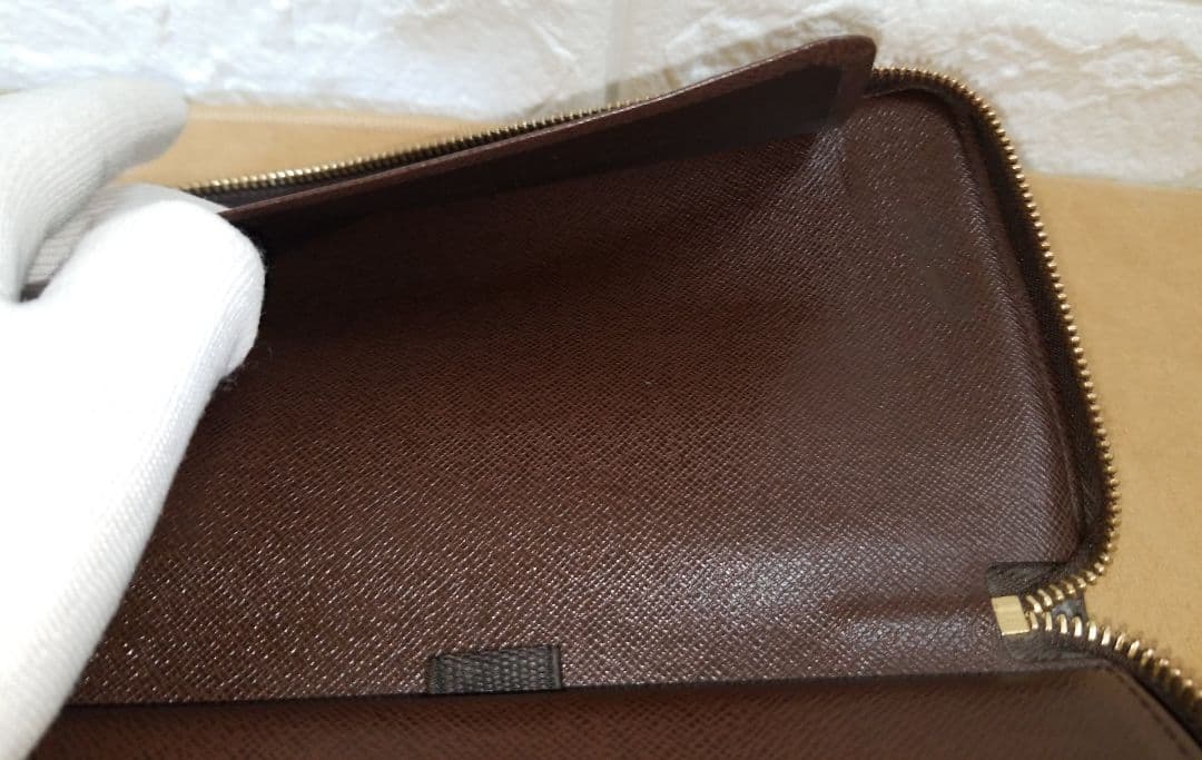 Louis Vuitton ダミエ ジッピーオーガナイザー 長財布 箱保存袋付き