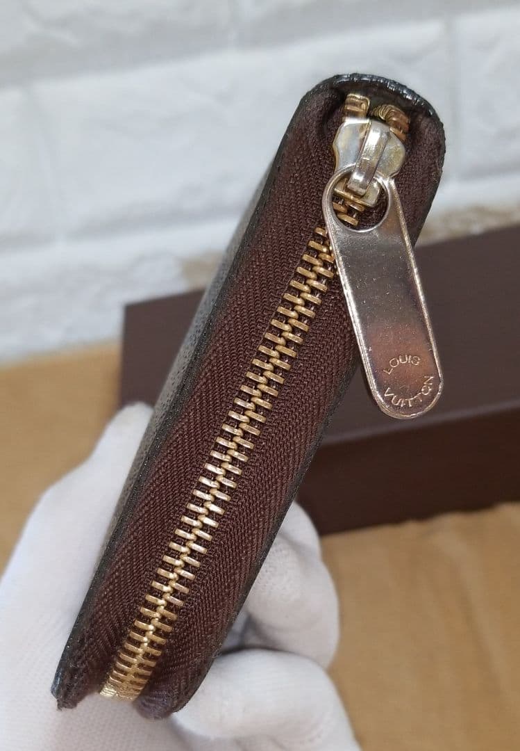 Louis Vuitton ダミエ ジッピーオーガナイザー 長財布 箱保存袋付き