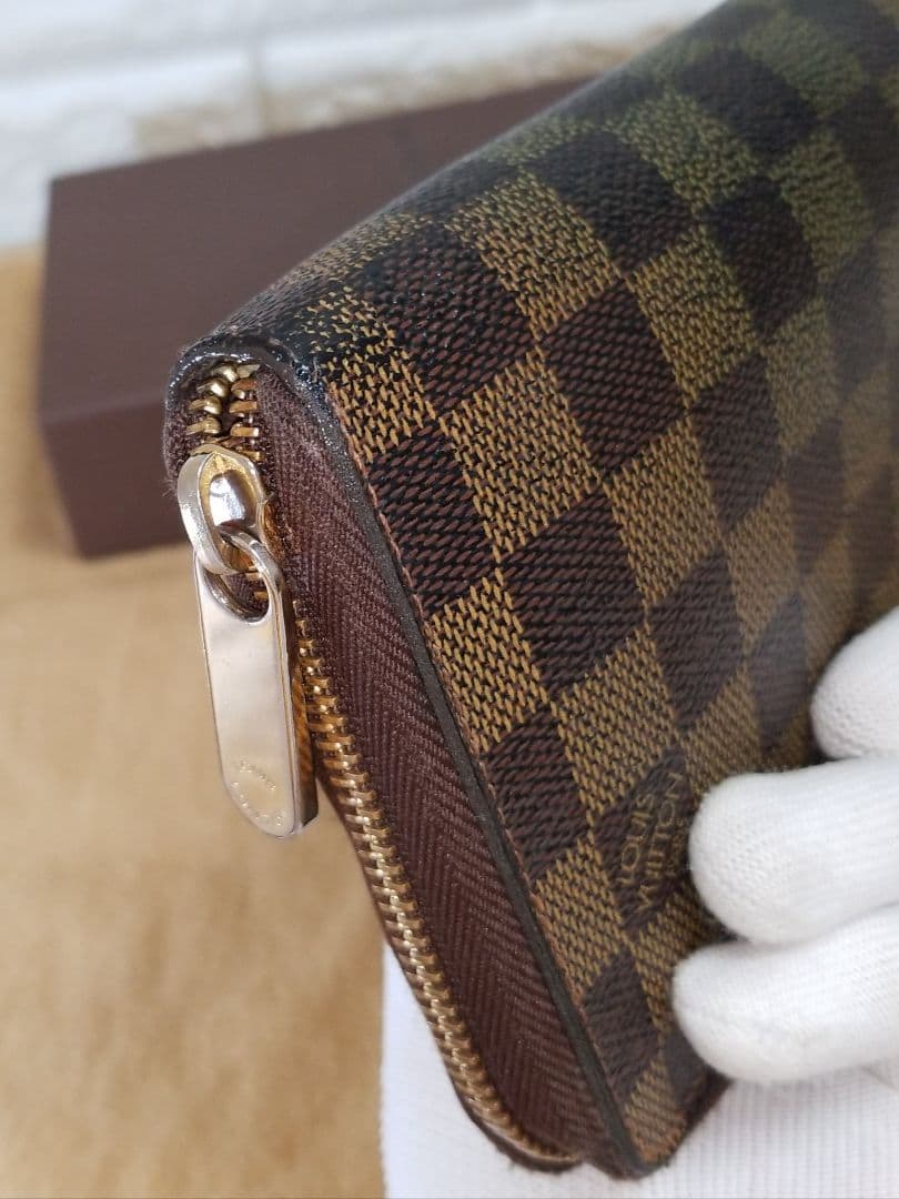 Louis Vuitton ダミエ ジッピーオーガナイザー 長財布 箱保存袋付き