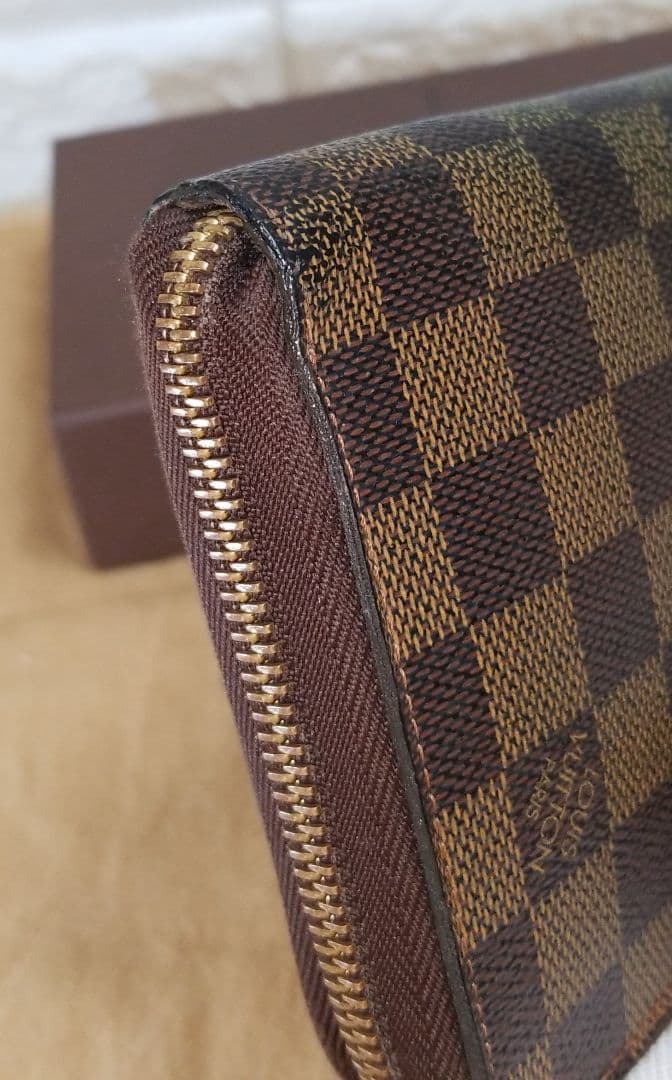 Louis Vuitton ダミエ ジッピーオーガナイザー 長財布 箱保存袋付き