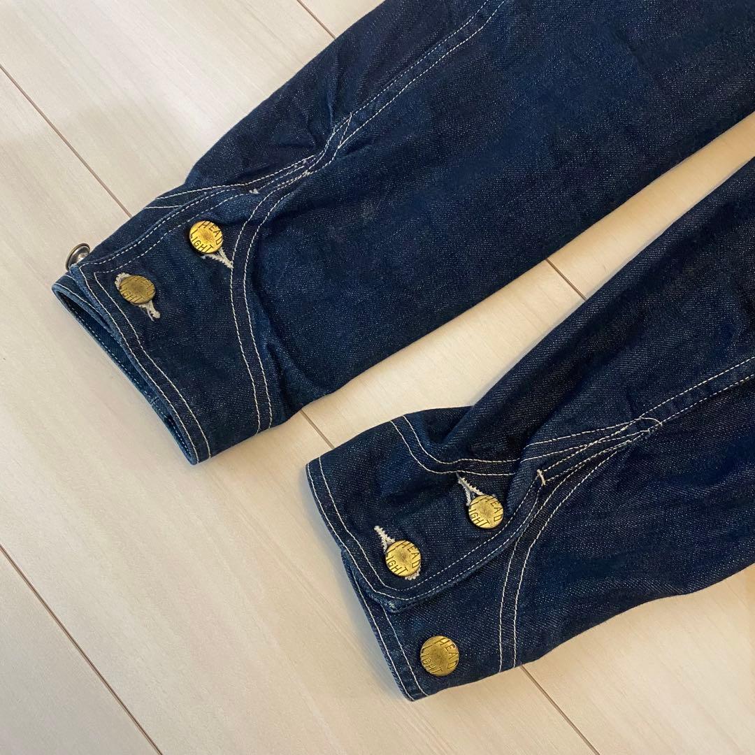 HEADLIGHT ヘッドライト カバーオール 12OZ CONE DENIM