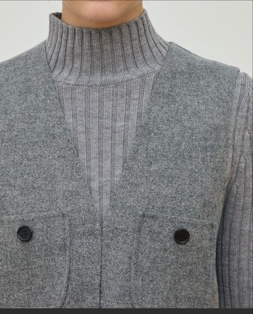 今期　新品未使用　トゥモローランド　DES PRES ベスト　ジレ　ウール