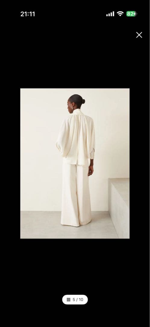 Max Mara[レオニダ] ピュア シルク ブラウス　38サイズ　未使用品