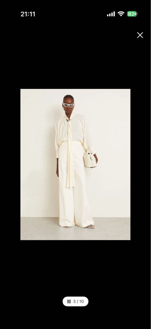 Max Mara[レオニダ] ピュア シルク ブラウス　38サイズ　未使用品