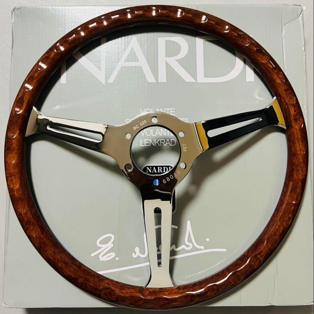 【本日限定価格】ナルディ クラシック ウッドステアリング 15インチ③