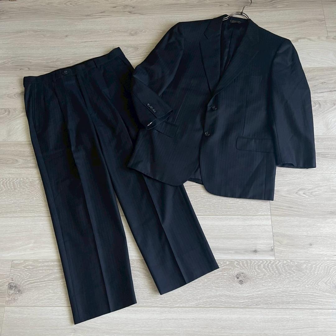 ブルックスブラザーズ スーツ【M相当】カシミヤ ヘリンボーン E1393