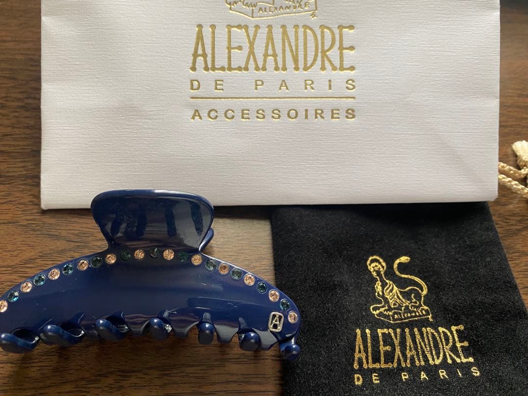 レア☆希少☆クリップ☆アレクサンドルドゥパリ☆アレク☆バレッタ☆高級☆スワロ