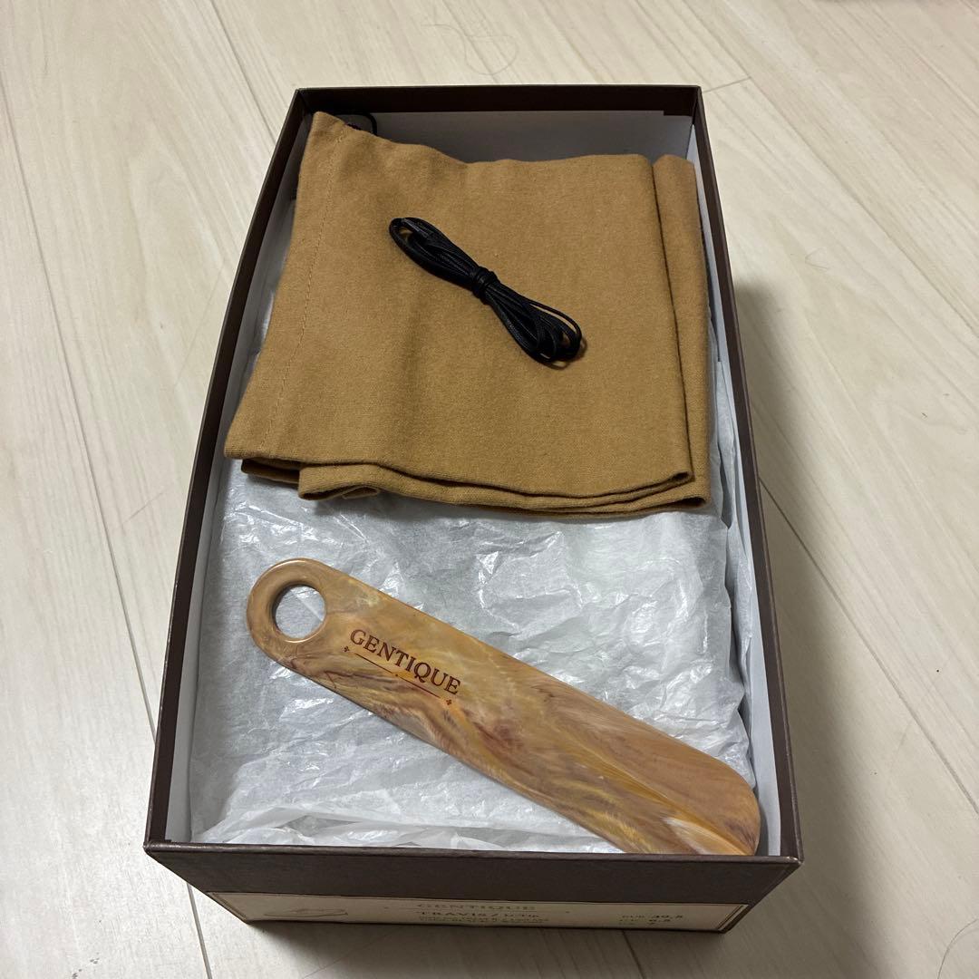 【新品未使用】GENTIQUE TRAVIS Uチップ　US7.0 ブラック