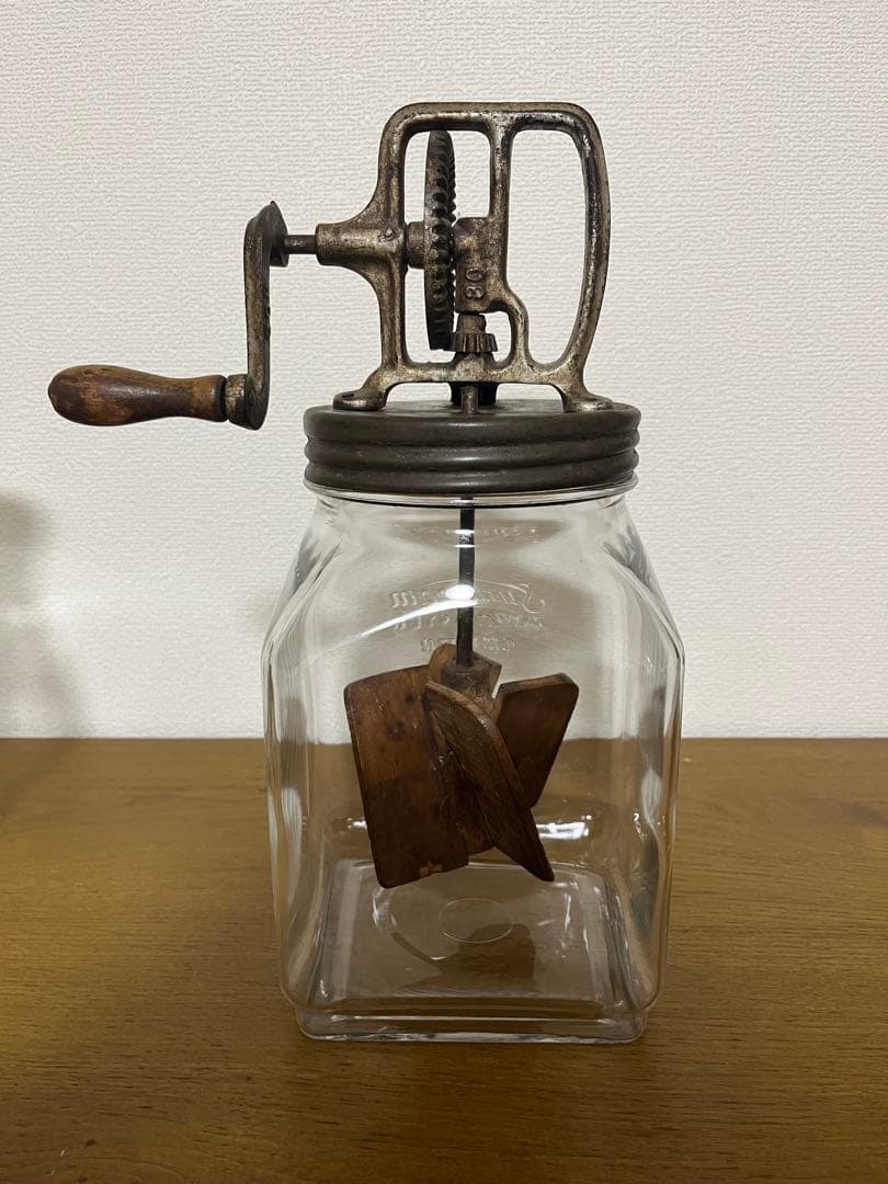 バターチャーン　ヴィンテージ　かくはん器