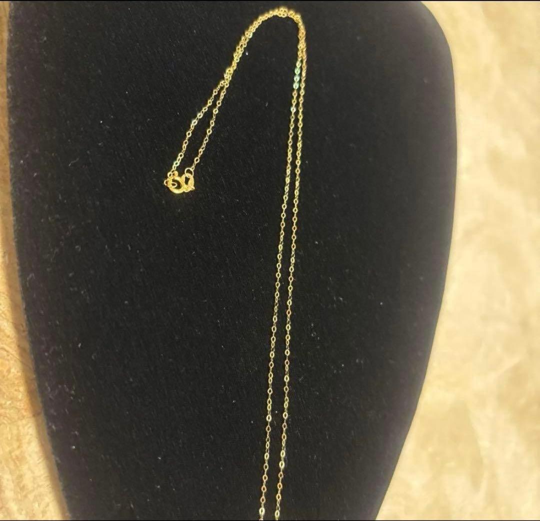 K18金チェーンネックレスゴールド 18金ゴールドネックレス 新品 AU750