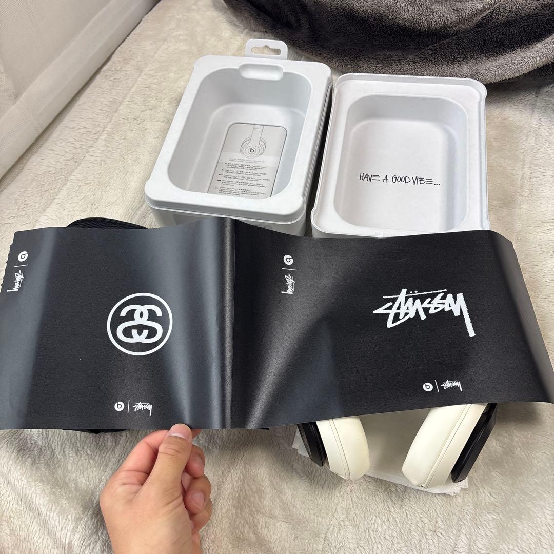STUSSY beats ワイヤレスヘッドフォン ホワイト