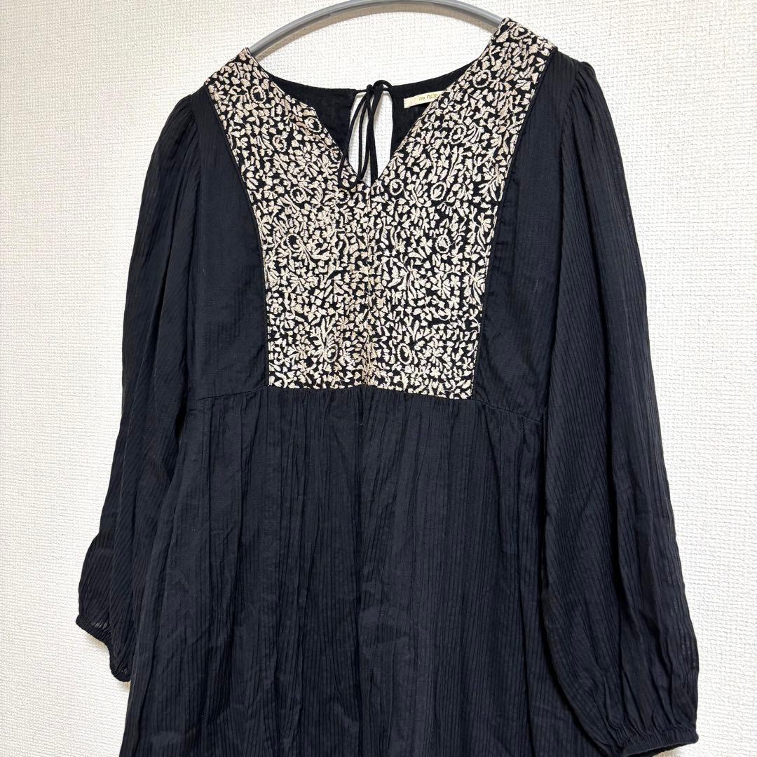 ヌキテパ エンブロイダリー エスニック ワンピース