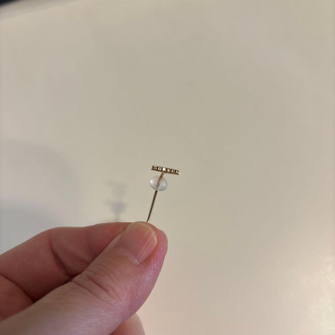 Hirotaka ピアス　ダイヤモンド　k10