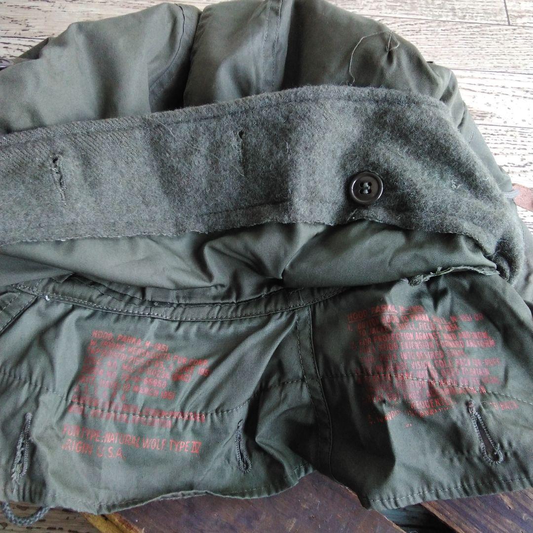 デットストック【米軍実物】m51　m65モッズコート 　★エラーフード？★