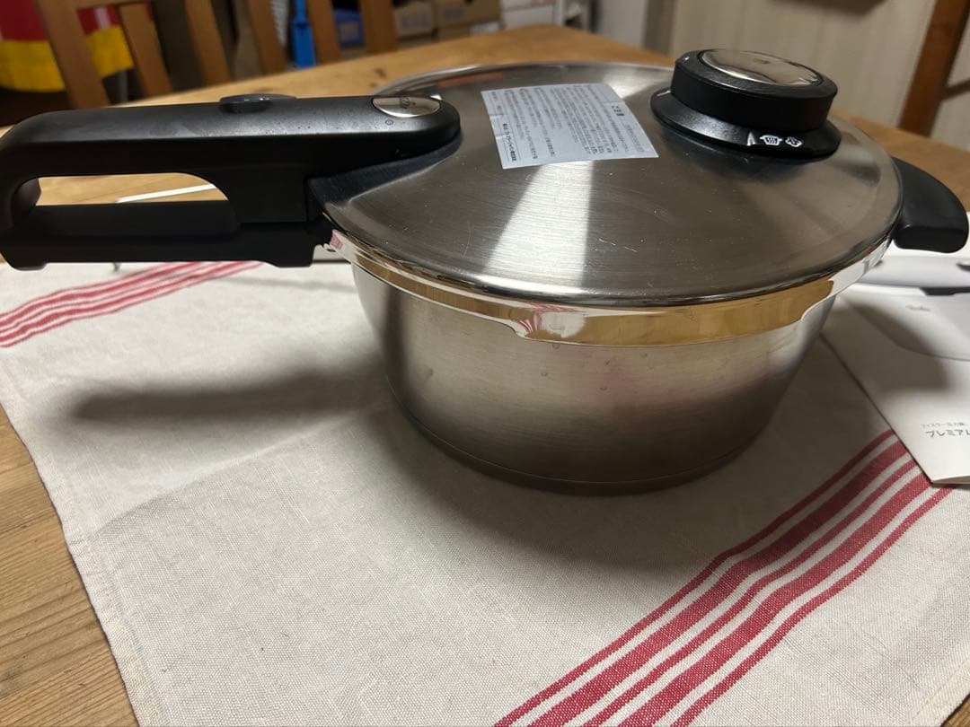 フィスラーFissler 圧力鍋 3.5ℓ取扱説明書　蒸し器　三脚