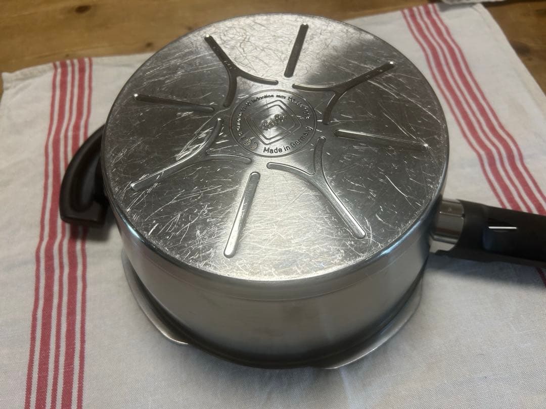 フィスラーFissler 圧力鍋 3.5ℓ取扱説明書　蒸し器　三脚