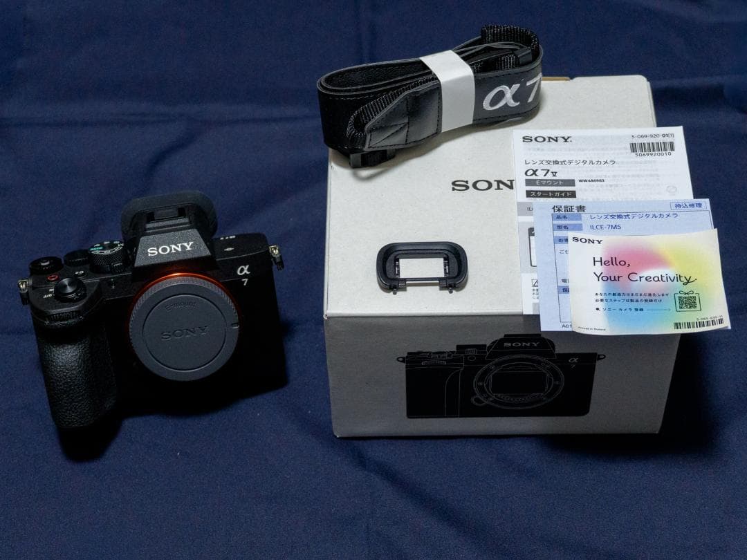SONY ILCE-7M5　1日だけ使用 、長期保証加入