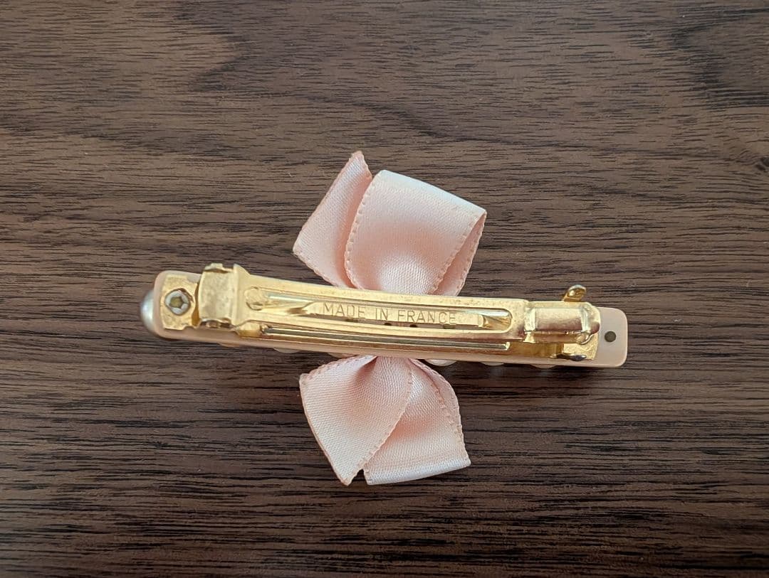パール リボン アレクサンドルドゥパリ　バレッタ