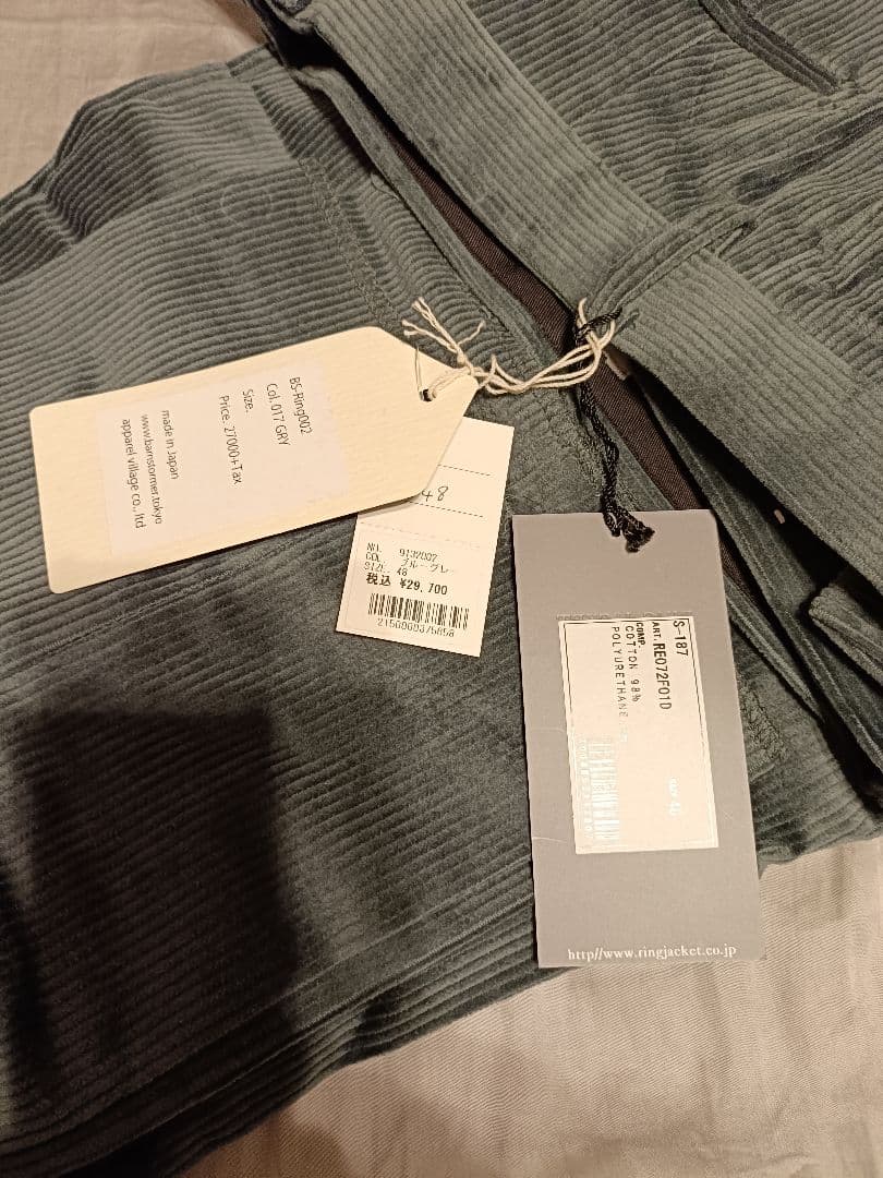 BARNSTORMER × RING JACKET コーデュロイパンツ 新品