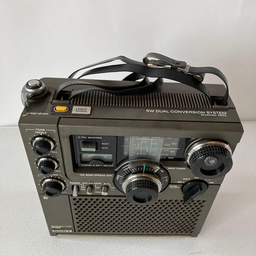 ソニーＢＣＬラジオ　スカイセンサー　　　　　５９００　　完動品