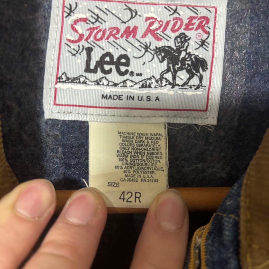 80s Lee Storm Rider 42R USA製