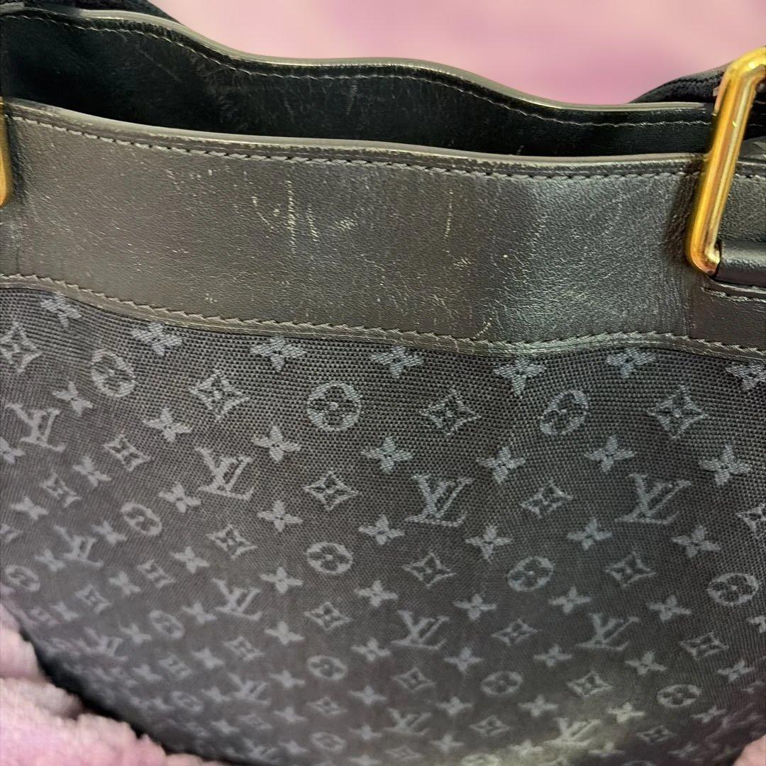 ルイ・ヴィトン ルシーユ GM M92679トートバッグ モノグラムミニ紺