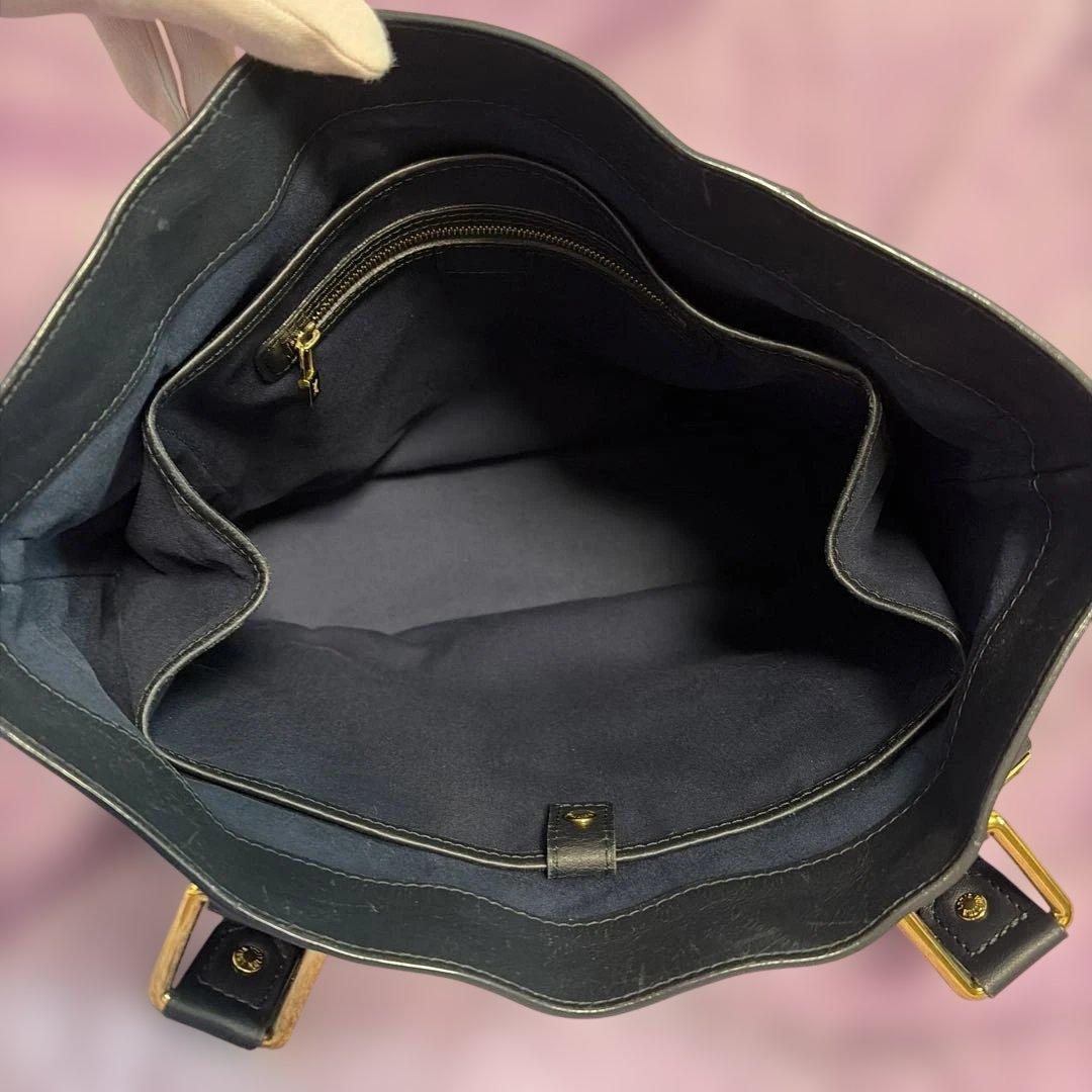 ルイ・ヴィトン ルシーユ GM M92679トートバッグ モノグラムミニ紺