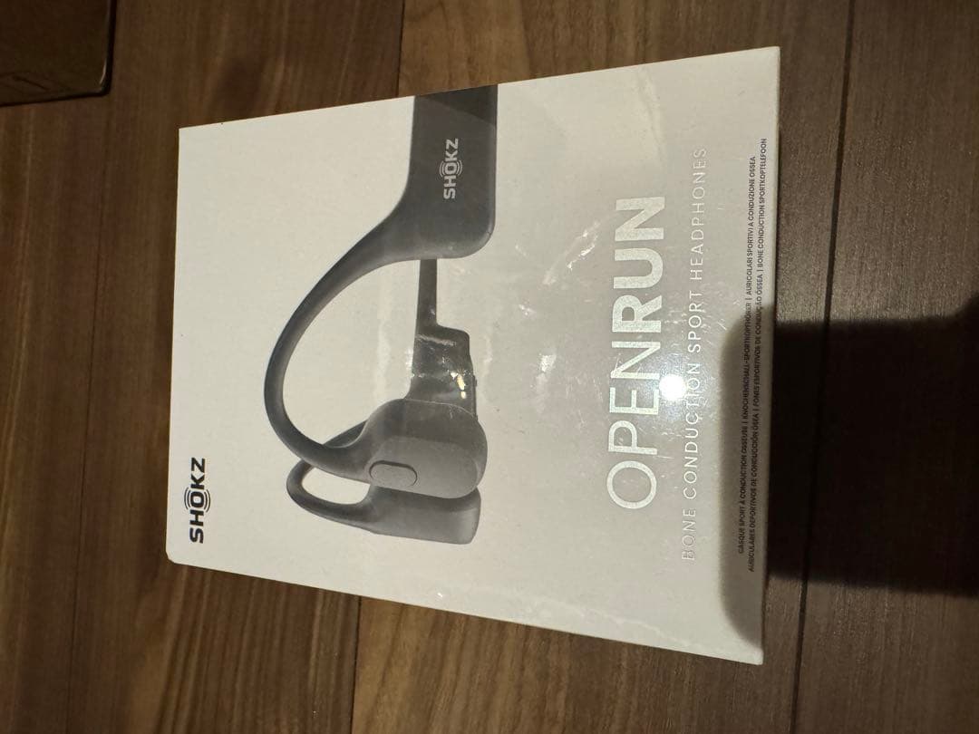 【新品未使用】SHOKZ OPENRUN 骨伝導イヤホン