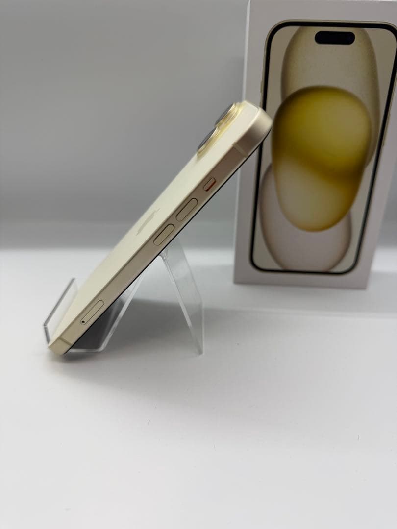 【極美品】iPhone15 128GB イエロー SIMフリー端末