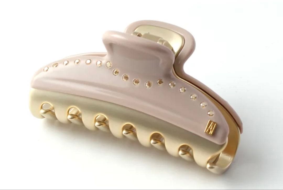Alexandre de Paris VANDOME ヘアクリップ　ベージュ