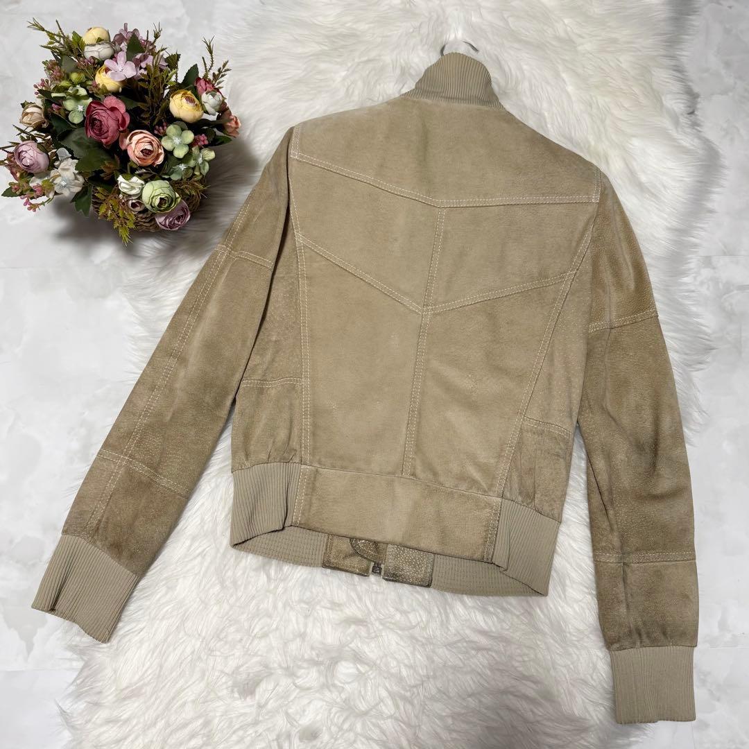 AI 本物 ドルチェ&ガッバーナ ダストウォッシュ加工 レザー ジャケット