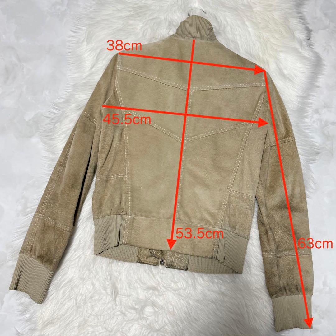 AI 本物 ドルチェ&ガッバーナ ダストウォッシュ加工 レザー ジャケット