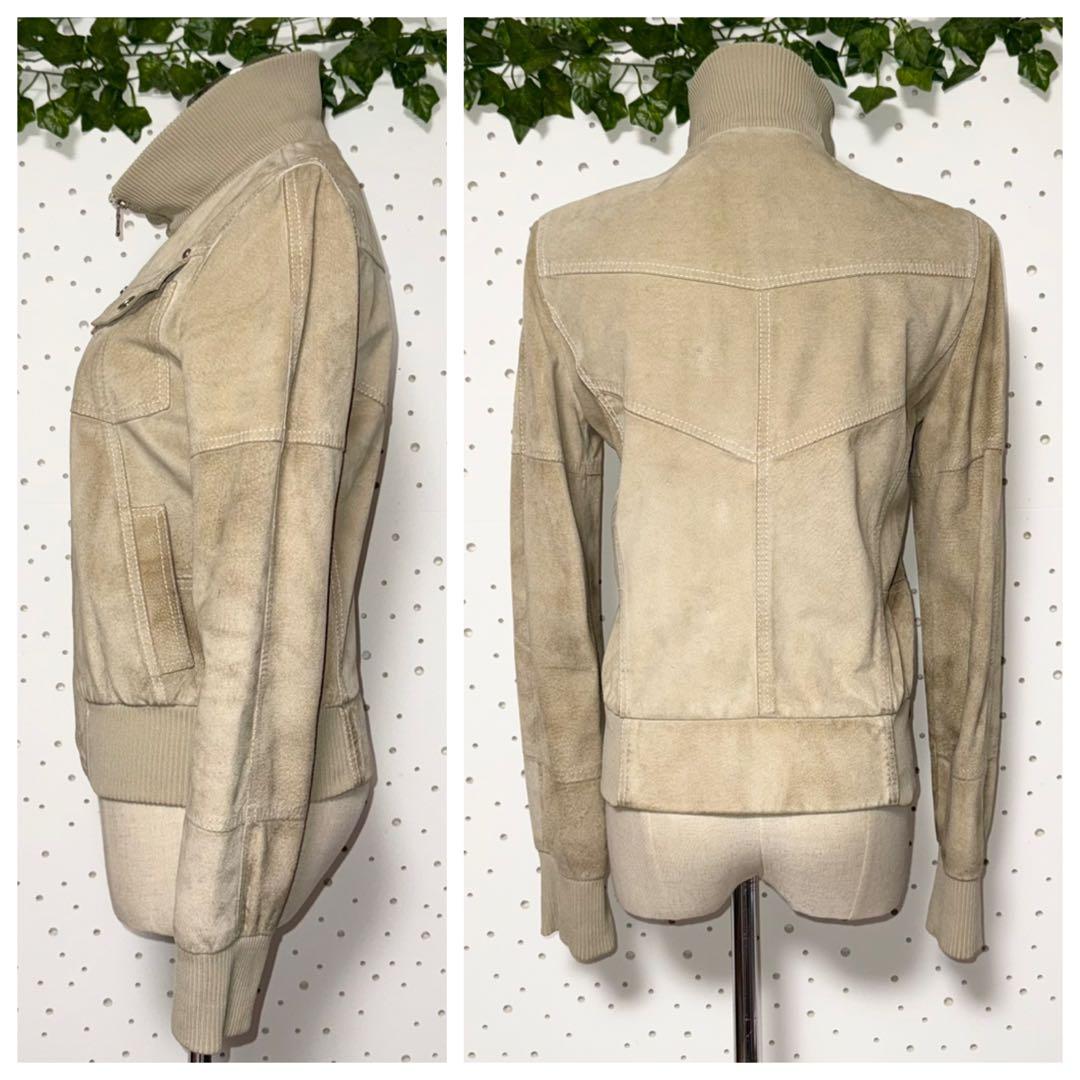 AI 本物 ドルチェ&ガッバーナ ダストウォッシュ加工 レザー ジャケット