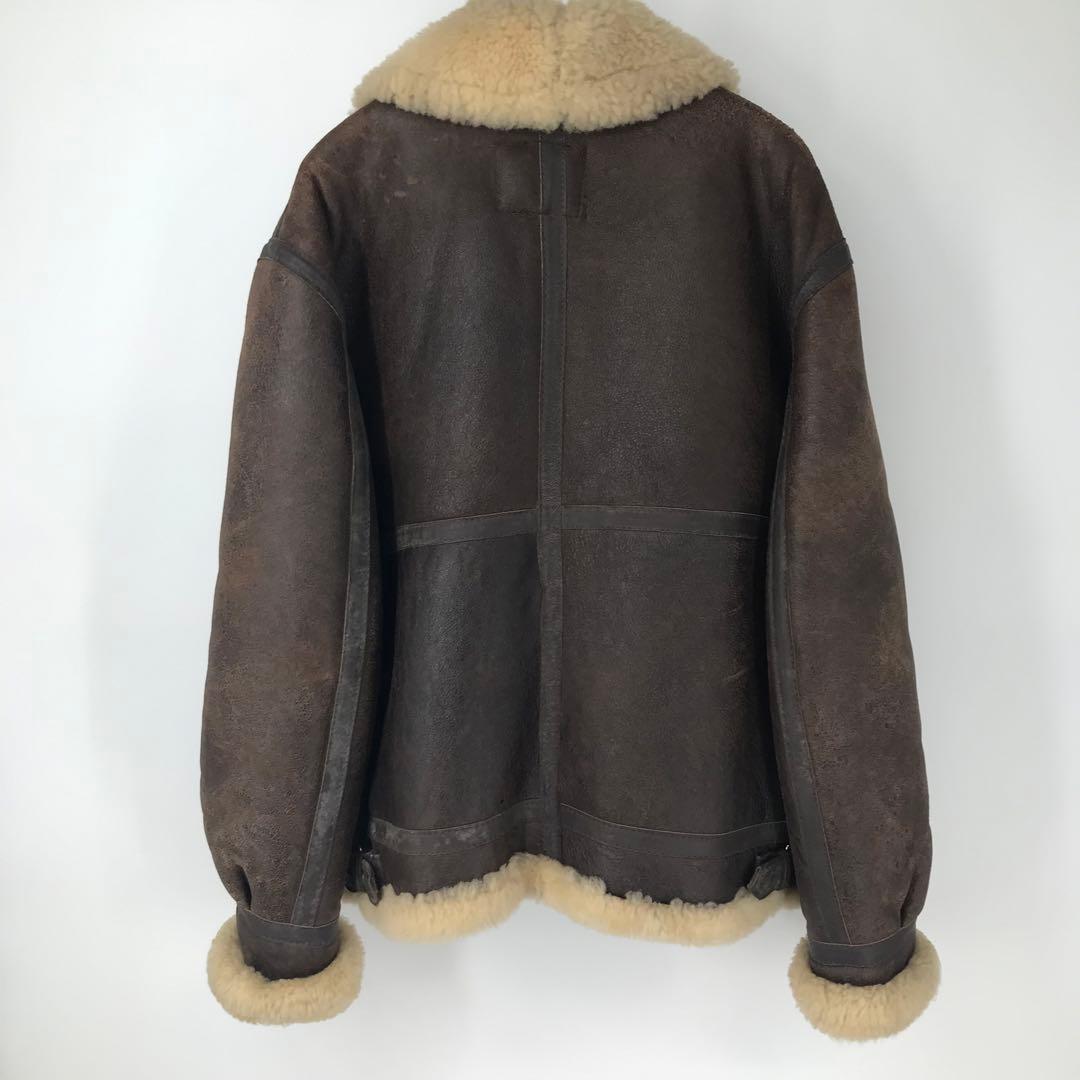 Schott B-3 42 ムートン ブラウン