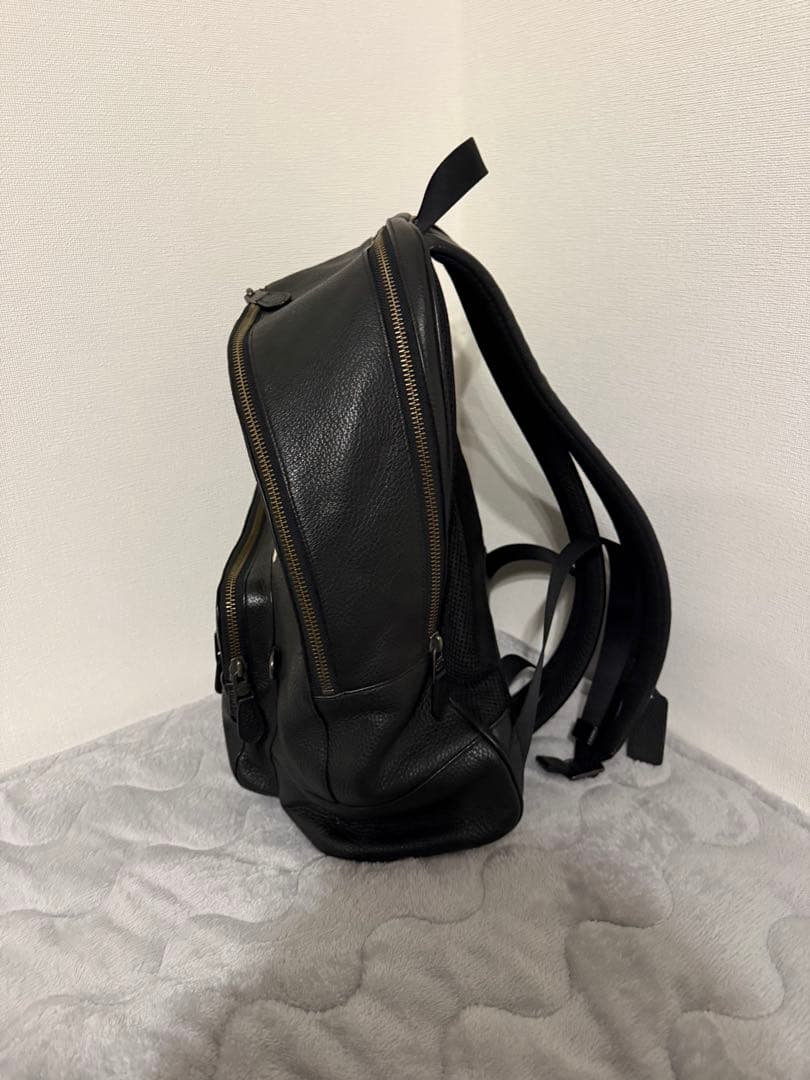 COACH レザーバックパック ブラック